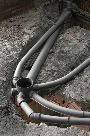 Укладка канализации под бетонной стяжкой